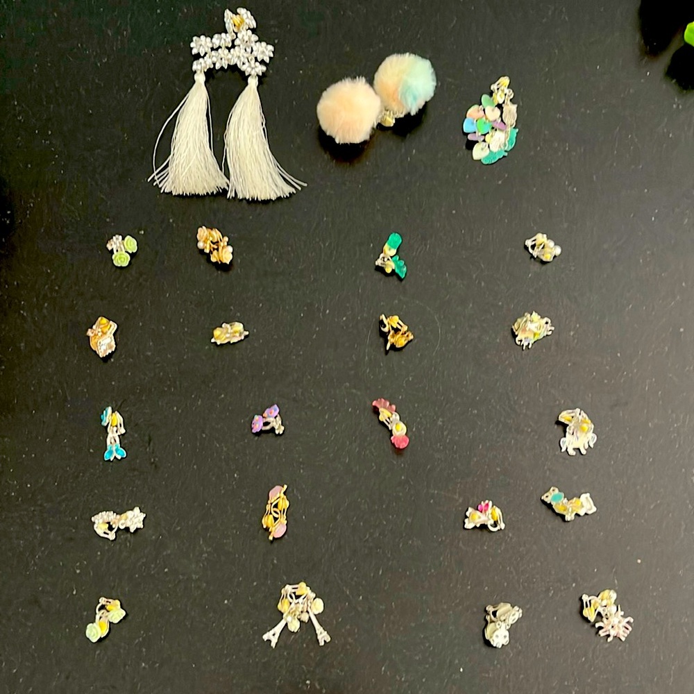 Wonderful assortment of clip on earrings